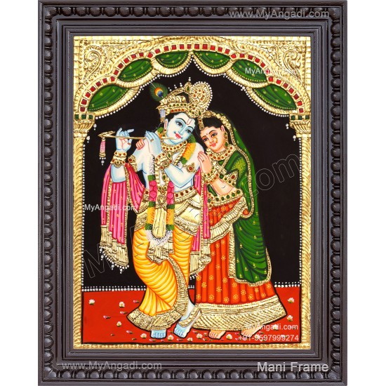Radha Krishna Tanjore Painting