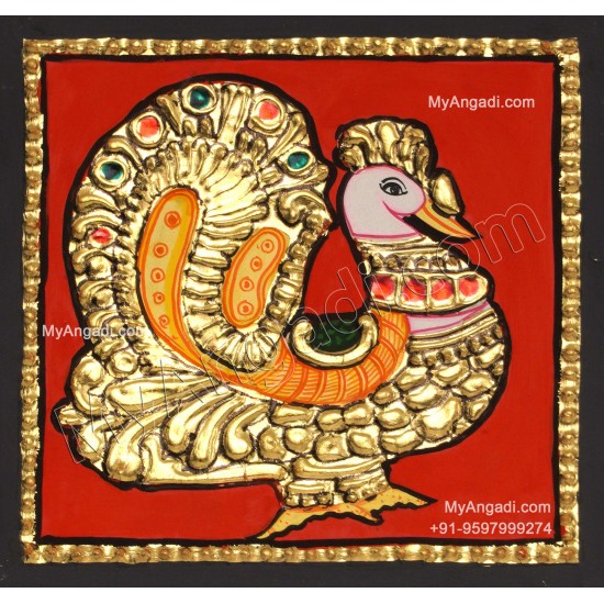 Peacock Tanjore Painting