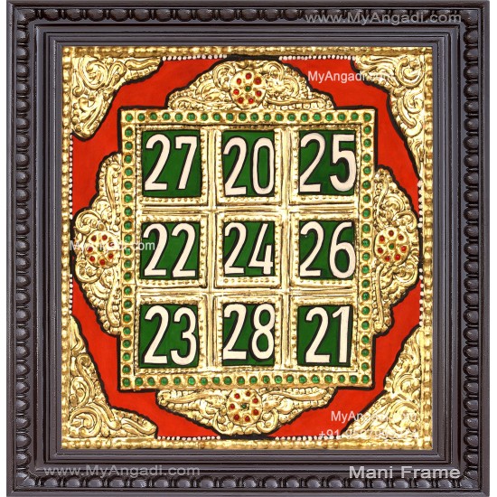 Kubera Yantra Tanjore Painting