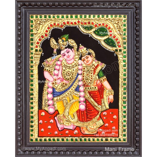 Kannan Rukmani Tanjore Painting
