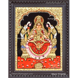 Gajalakshmi Tanjore Painting