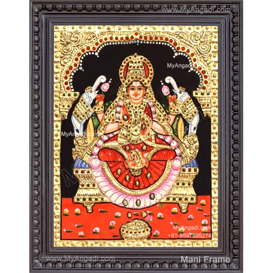 Gajalakshmi Tanjore Painting