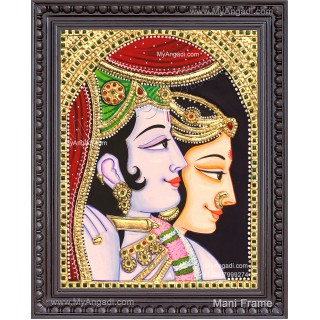 Radha Krishna Tanjore Painting