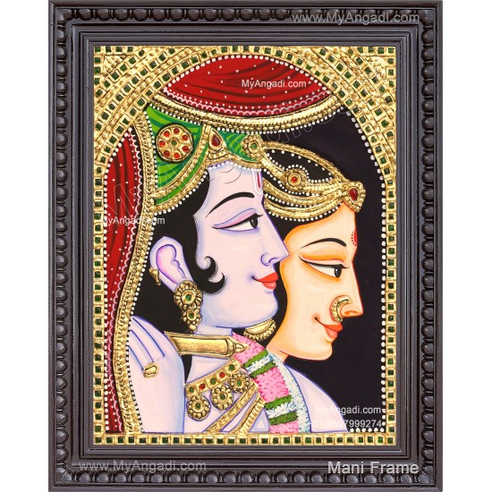 Radha Krishna Tanjore Painting