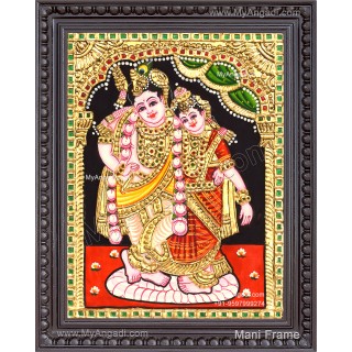 Kannan Rukmani Tanjore Painting