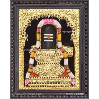 Shiva Lingam Tanjore Painting