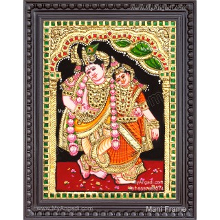 Kannan Rukmani Tanjore Painting