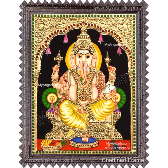 Ganesha Tanjore Painting