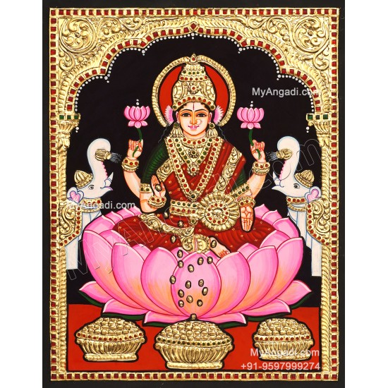 Gajalakshmi Tanjore Paintings