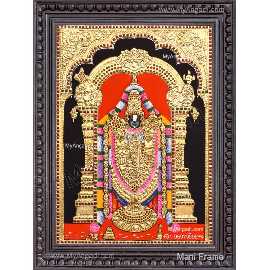 Venkateshwara  Swamy Tanjore Painting
