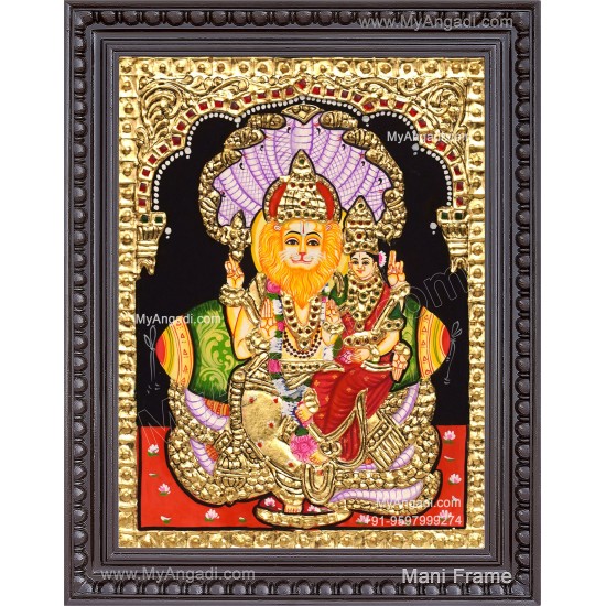 Lakshmi Narasimhar Tanjore Painting