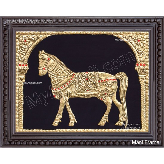 Horse Tanjore Painting