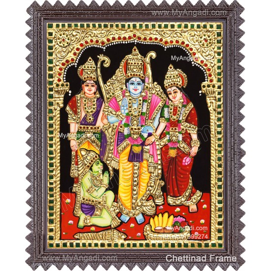 Ram Darbar Tanjore Painting