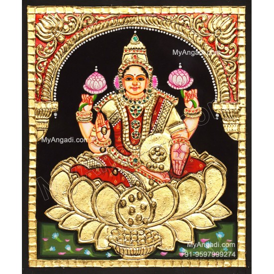 Mahalakshmi Tanjore Painting