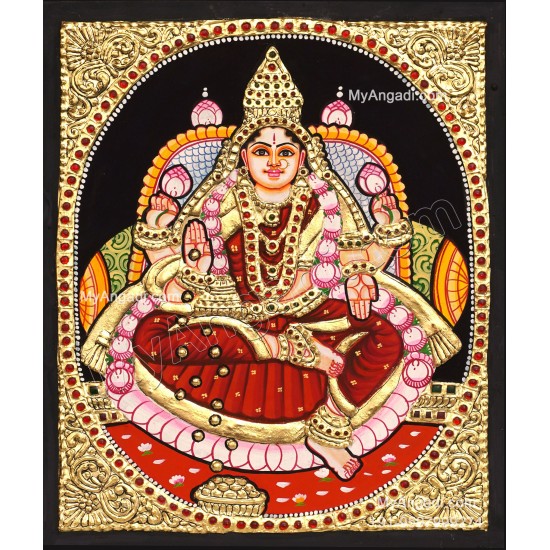 Lakshmi Devi Tanjore Painting