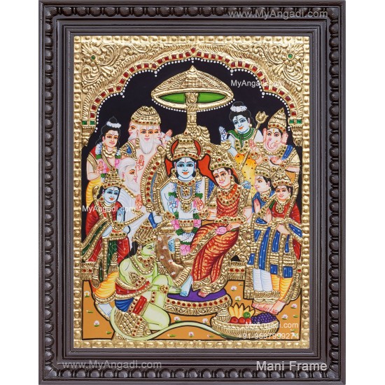 Ramar Pattabhisekam Tanjore Painting