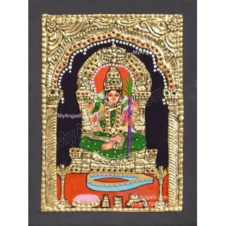 Lalitha Kamatchi Tanjore Painting Lalitha Kamatchi Tanjore Painting