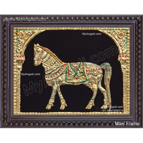 Horse Tanjore Painting