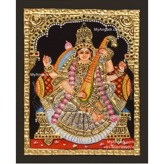 Saraswathi Tanjore Painting
