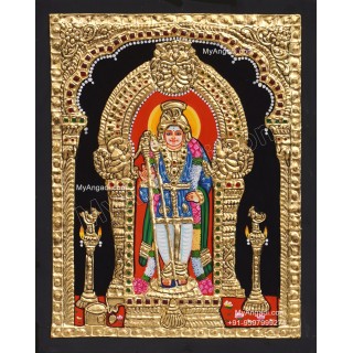 Raja Alangara Murugar Tanjore Painting