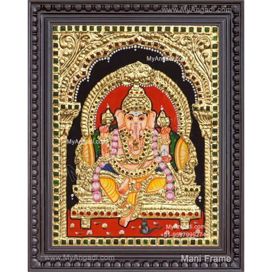 Ganapathy Tanjore Painting 