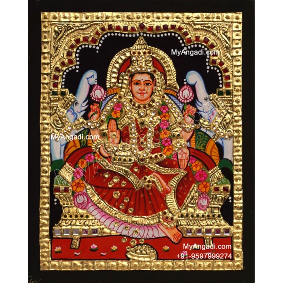 5 Set Ganesha Murugan Balaji Lakshmi Saraswathi Tanjore painting