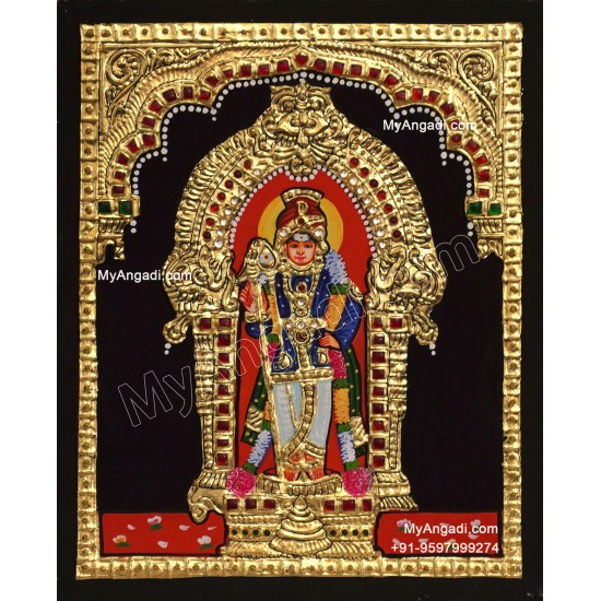 5 Set Ganesha Murugan Balaji Lakshmi Saraswathi Tanjore painting