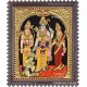 Ram Darbar - Ram with Sita, Hanuman, Lakshmanan  Tanjore Painting