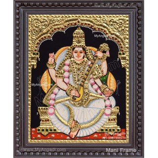 Saraswathi Tanjore Painting