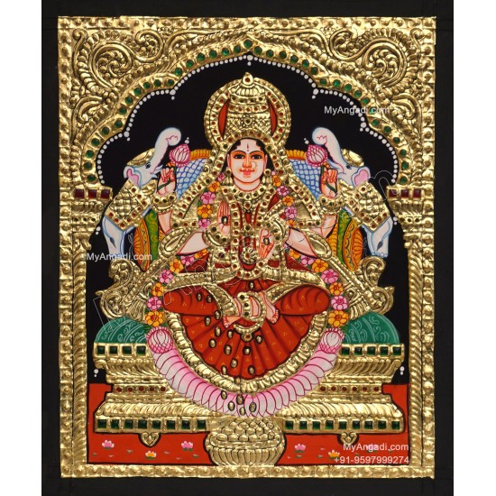 5 Set Ganesha Murugan Balaji Lakshmi Saraswathi Tanjore painting