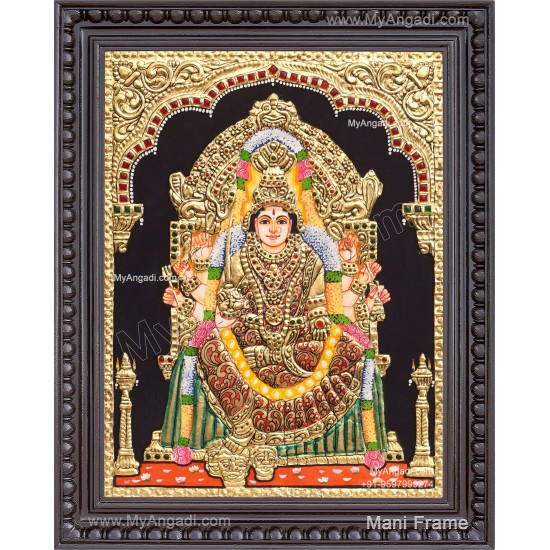 Samayapura Mariamman Tanjore Painting