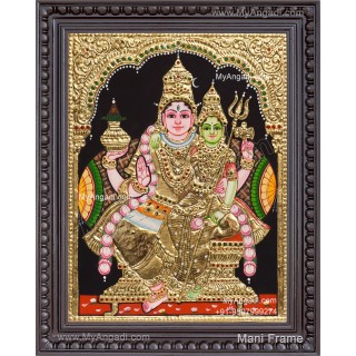 Shiva Parvathi Tanjore Painting