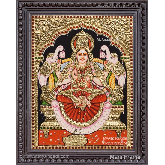 Gajalakshmi Tanjore Painting