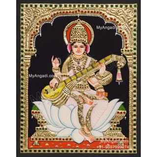 5 Set Ganesha Murugan Balaji Lakshmi Saraswathi Tanjore painting