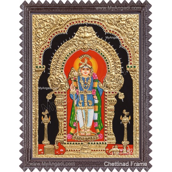 Raja Alangara Murugar Tanjore Painting
