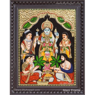 Sathyanarayanar Tanjore Painting