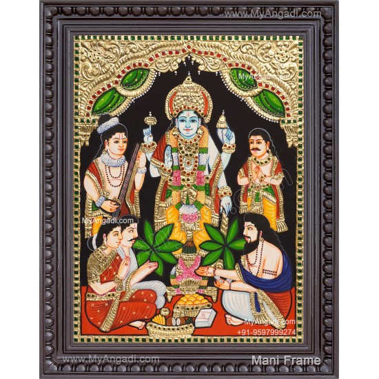 Sathyanarayanar Tanjore Painting