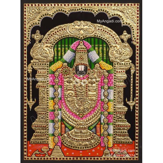 Tirupati Balaji Tanjore Painting