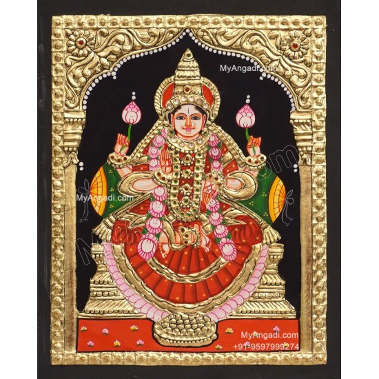 5 Set Ganesha Murugan Balaji Lakshmi Saraswathi Tanjore painting
