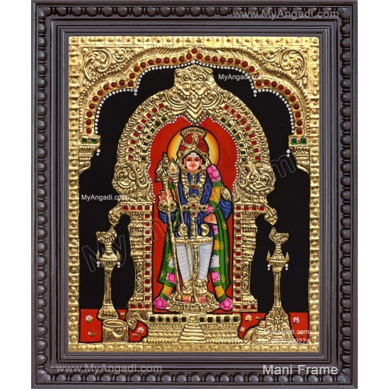 Raja Alangara Murugar Tanjore Painting