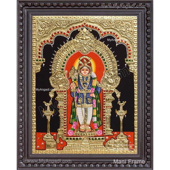Raja Alangara Murugar Tanjore Painting