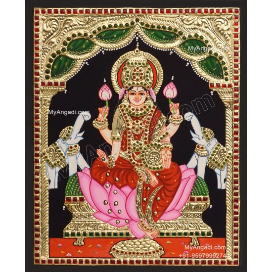 5 Set Ganesha Murugan Balaji Lakshmi Saraswathi Tanjore painting