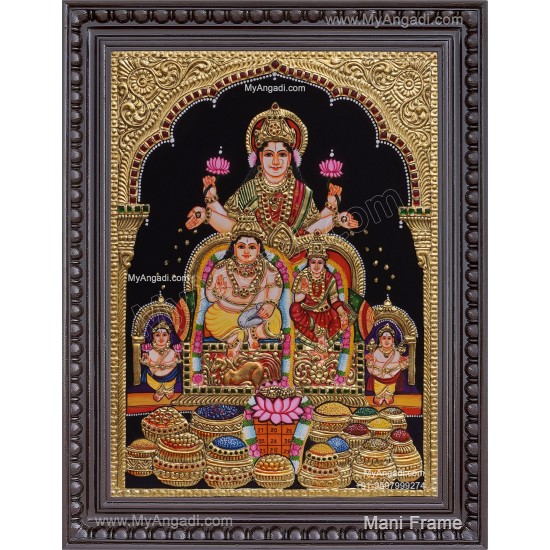 Kubera Lakshmi Tanjore Painting