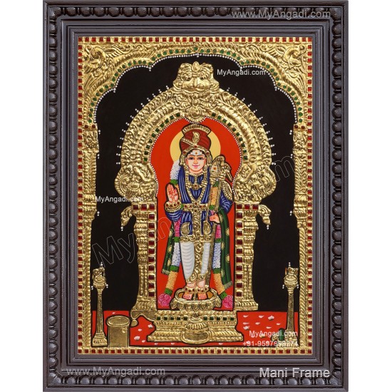 Raja Alangara Murugar Tanjore Painting
