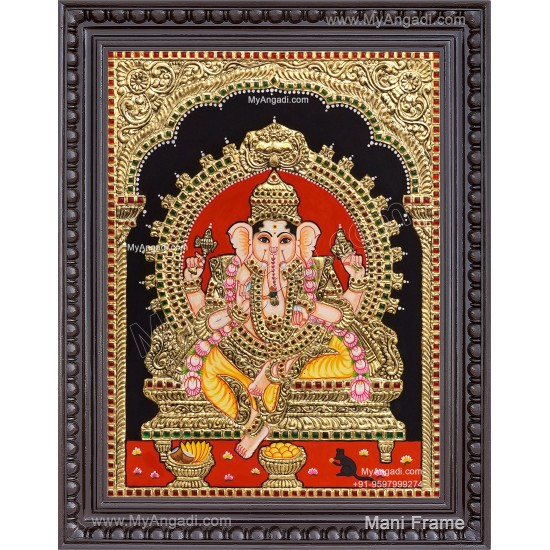 Ganesha Tanjore Painting