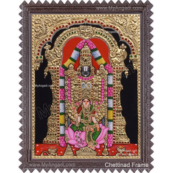 Balaji Lakshmi Tanjore Painting