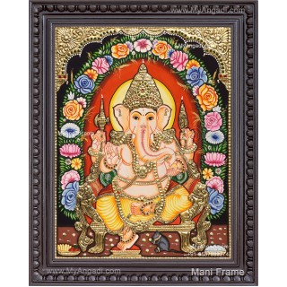 Ganesha Tajore Painting