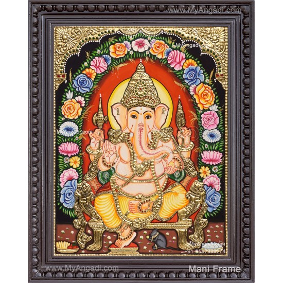 Ganesha Tajore Painting