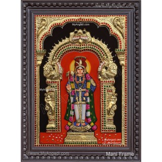 Raja Rlangara Murugar 3D Tanjore Painting Raja Rlangara Murugar 3D Tanjore Painting