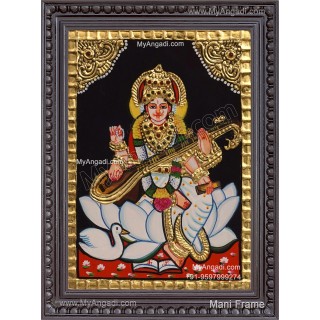 Saraswathi Tanjore Painting